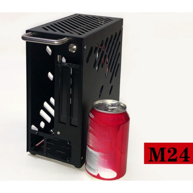 Psu Computer - M24 Mini A4 ITX Chassis Full‑Aluminum