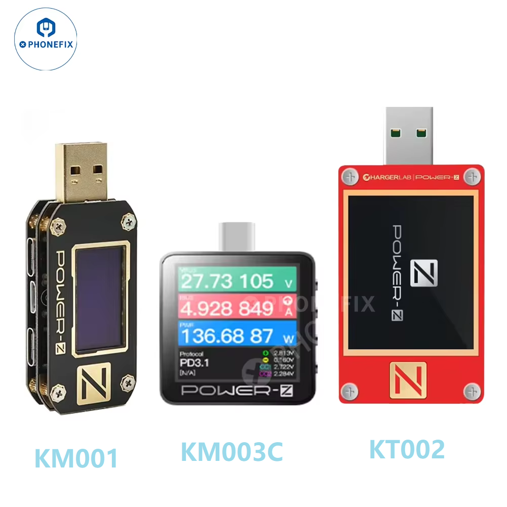 Power Supply Tester - POWER-Z KM003C KT002 KM001 Type-C USB