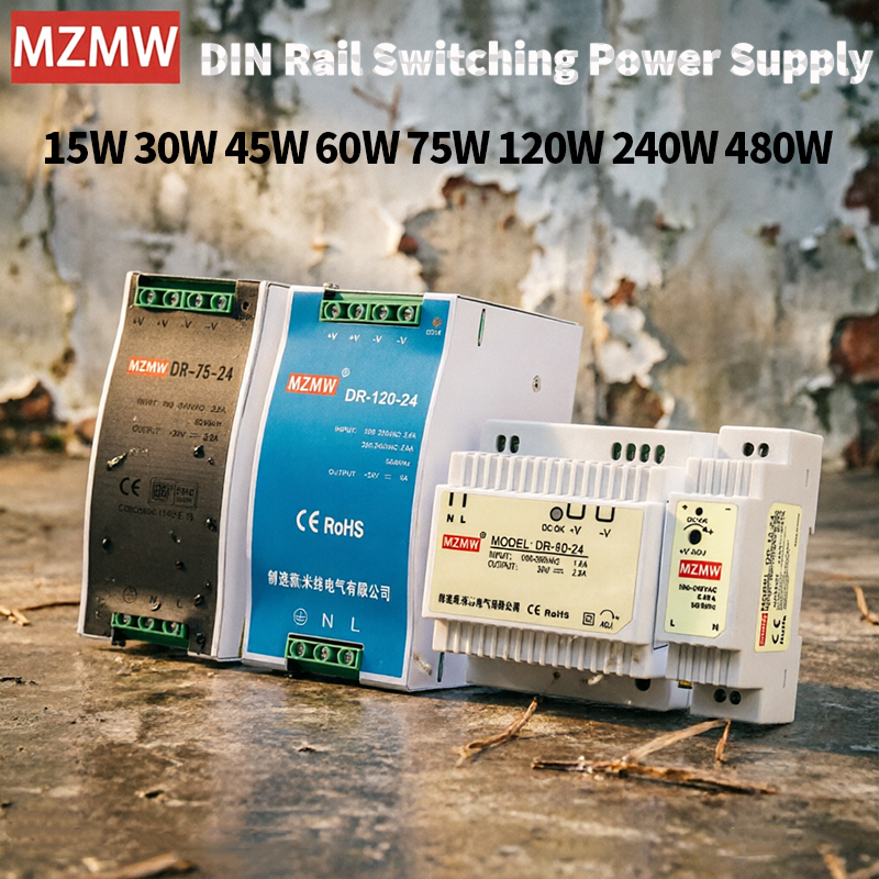 Smps Power Supply - MZMW DIN Rail Switching Power Supply