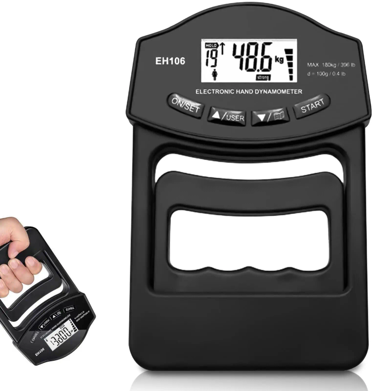 Power Supply Tester - 396Lbs/180Kg Digital Hand Dynamometer Grip Grip