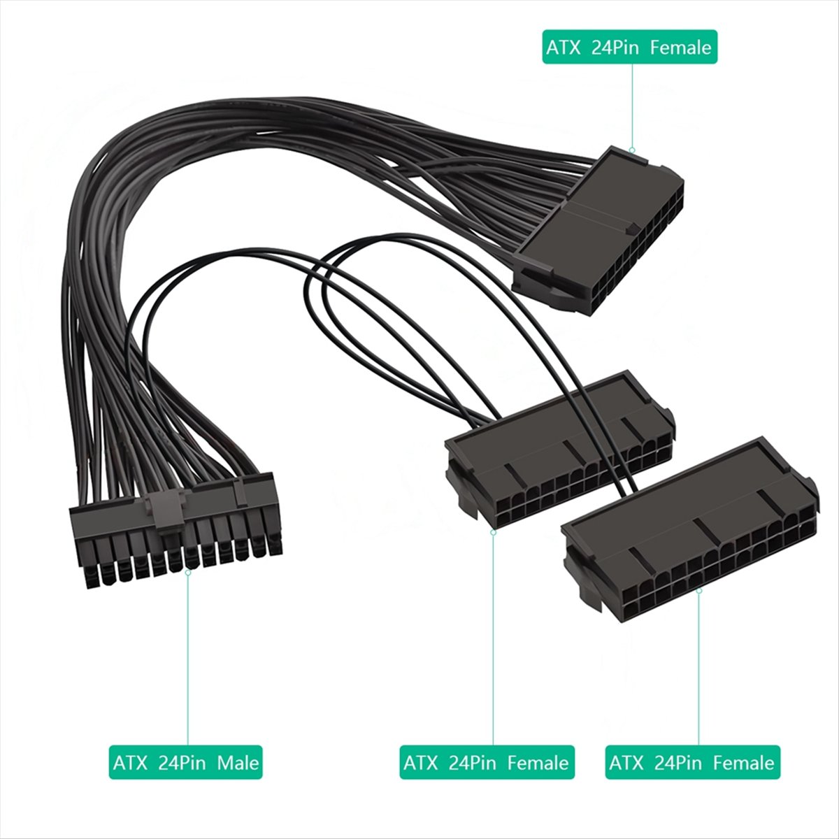 Psu Computer - 【A19R】ATX 24 Pin Male 1 to