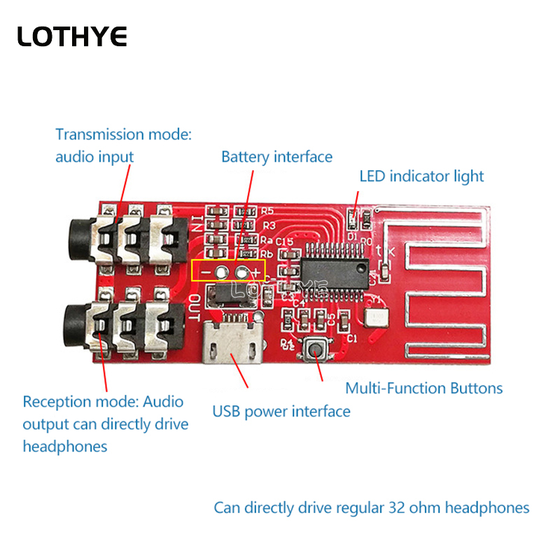 Modular Power Supply - Bluetooth 5.0 Stereo Bluetooth Transmitter /