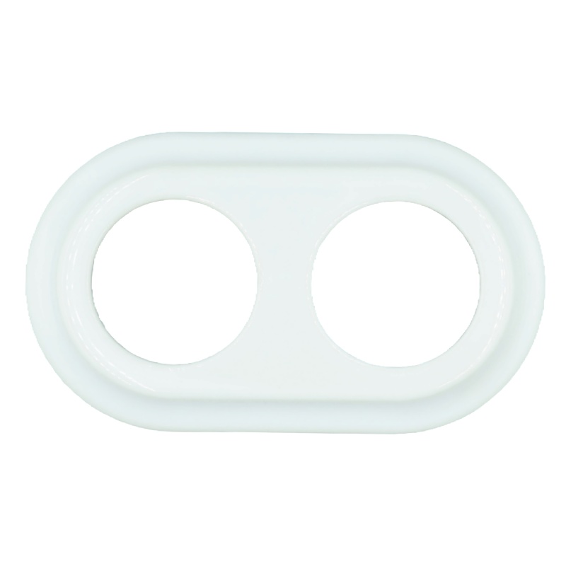 Open Frame Power Supply - Flush-mounted Porcelain Frames for Wall Switch