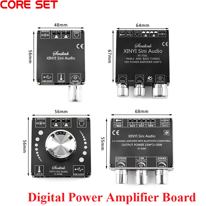 Modular Power Supply - Stereo Digital Power Amplifier Board Bluetooth-compatible