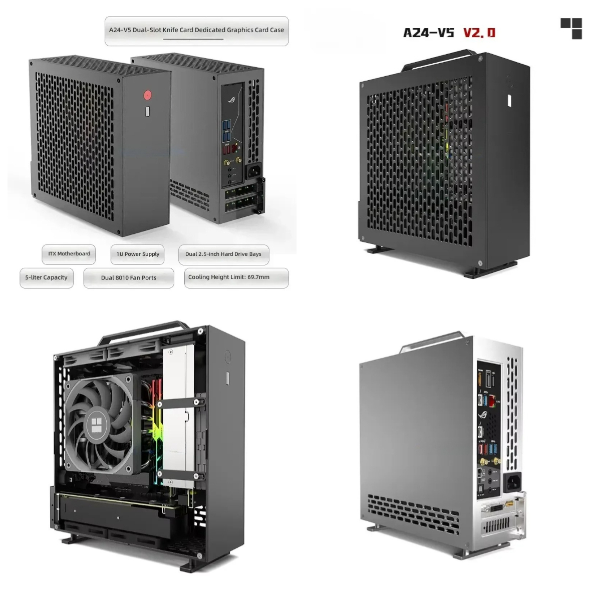 5 Litre Mini A24-V5 2.0 Dual S - огляд і ціна Pc Power Supply