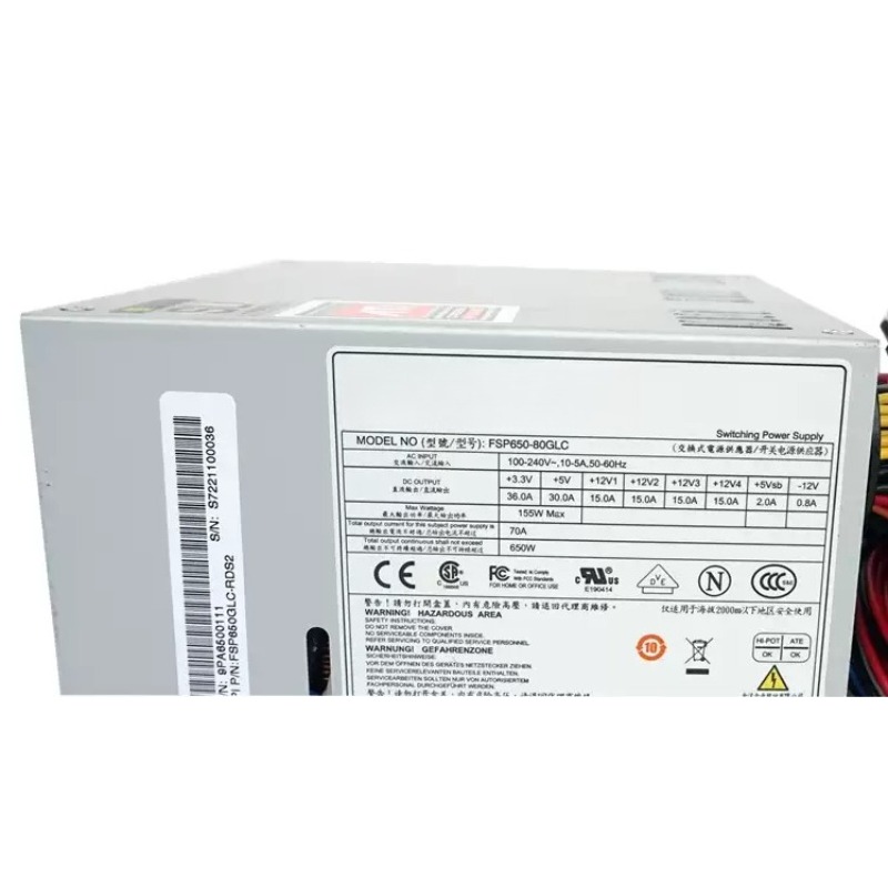 650-80GLC 650W High Precision  - огляд і ціна Power Supply 650W