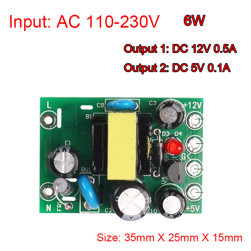 Dual Output Isolated Switching - огляд і ціна Smps Power Supply