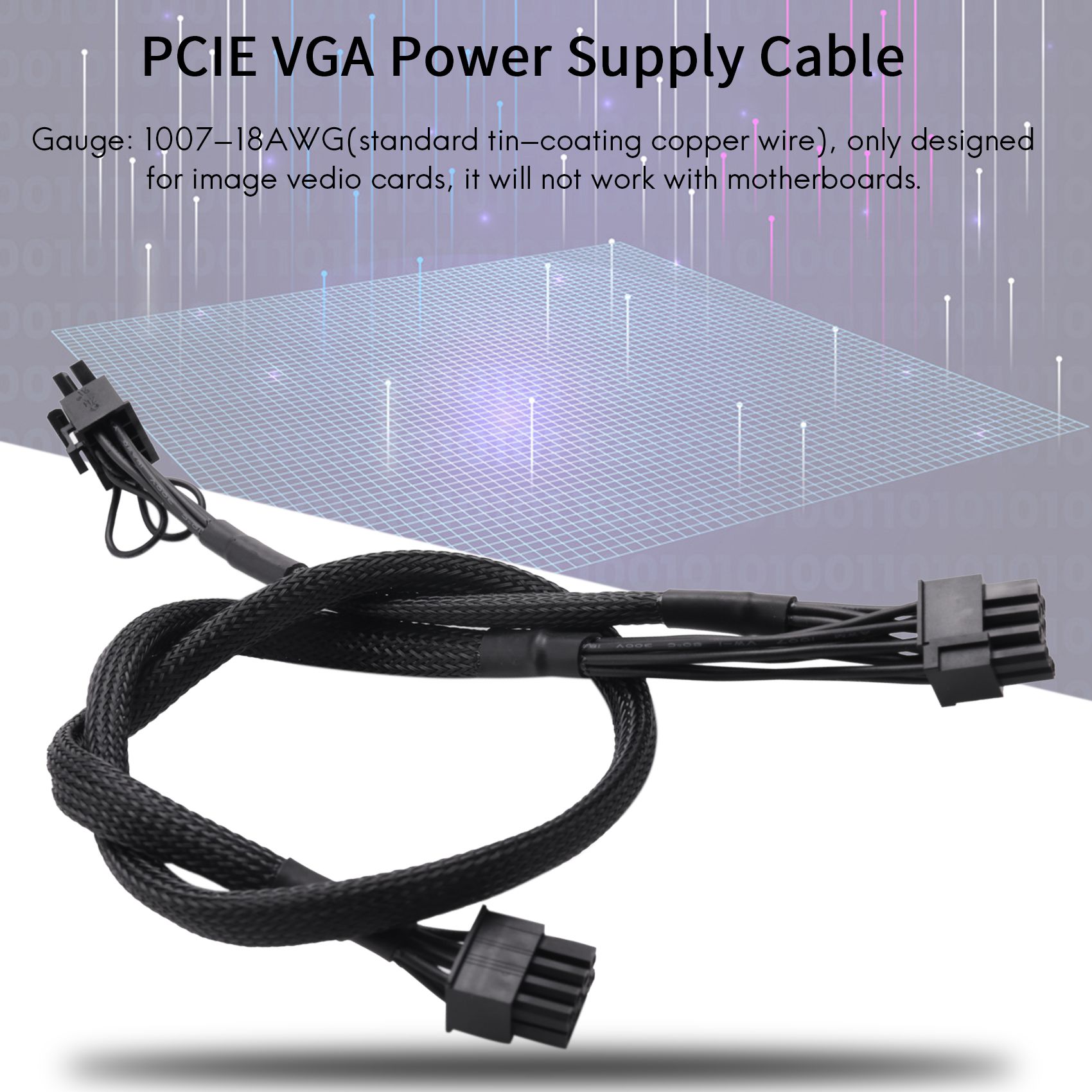 Advanced! PSU 8Pin to Dual 8Pi - огляд і ціна Modular Power Supply