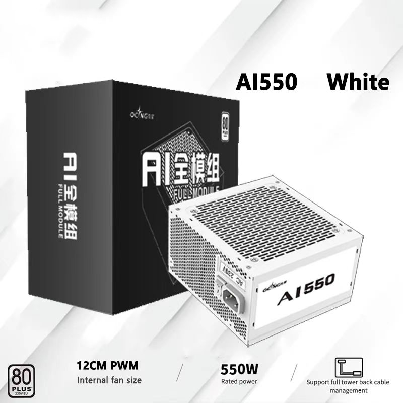 550W 650W 750W 850W White 80Pl - огляд і ціна Power Supply 650W