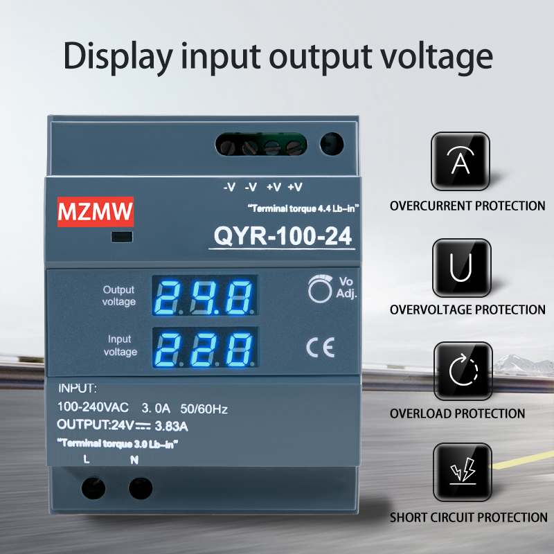 MZMW 60W 100W 150W DIN Rail Sw - огляд і ціна Smps Power Supply
