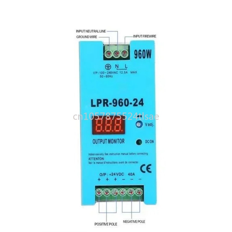 SMPS LPR-960-24: Single Output - огляд і ціна Smps Power Supply