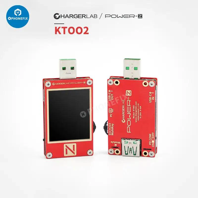 POWER-Z KM003C KT002 KM001 Typ - огляд і ціна Power Supply Tester