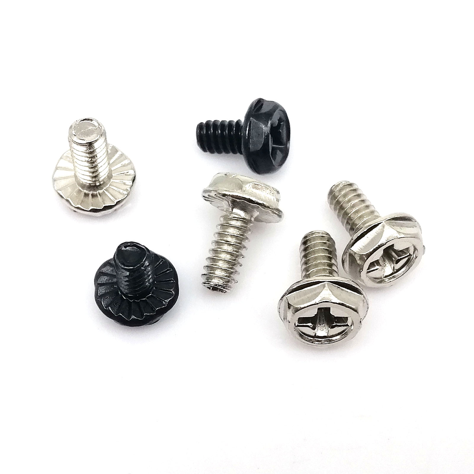 100pcs Black Silver 6#-32x5/6/ - огляд і ціна Psu Computer