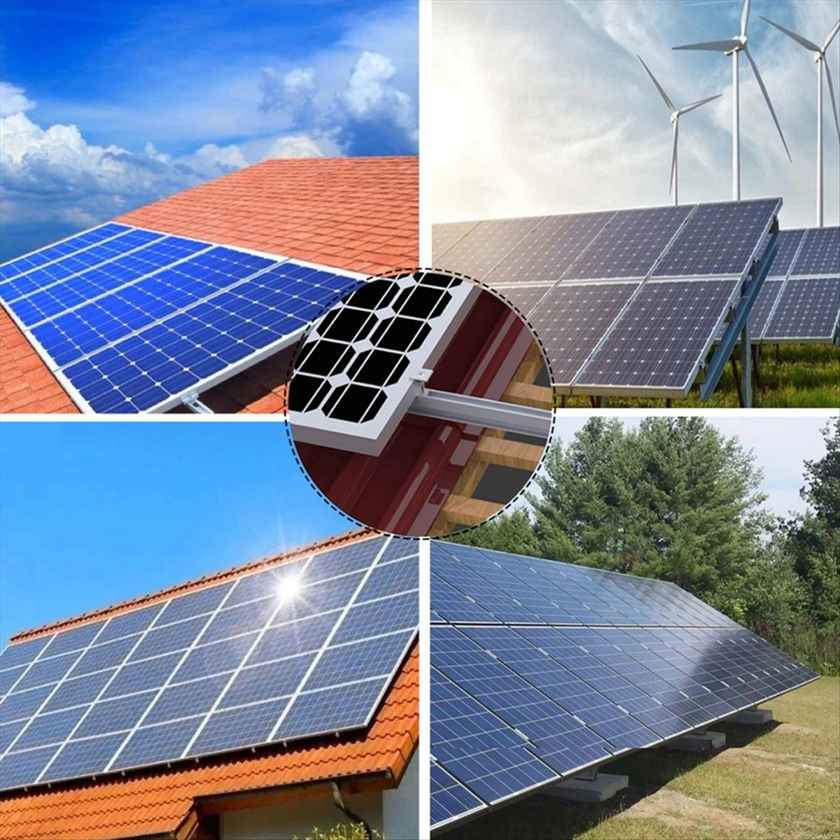 Solar Panel Mount Bracket Rail - огляд і ціна Power Supply