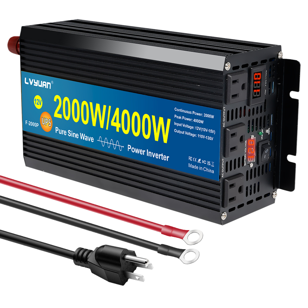 LVYUAN 1500W Inverter with UPS - огляд і ціна Power Supply 12V