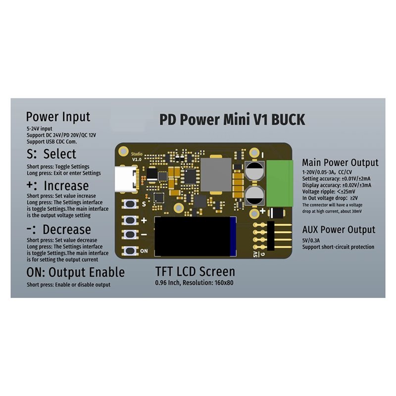 【PUBLICITY】Mini DC Power Step- - огляд і ціна Dc Power Supply 12V