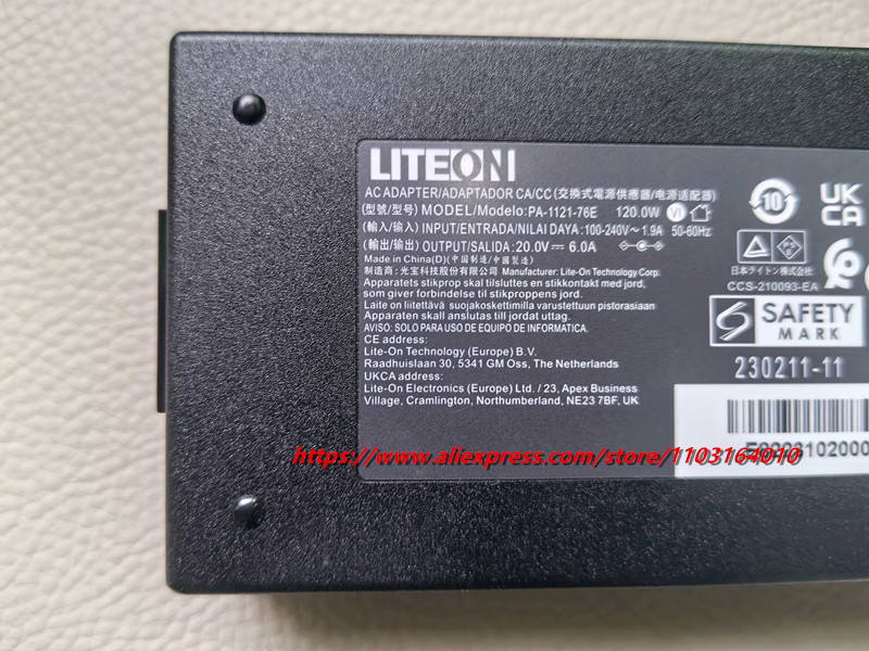 Original 20V 6A PA-1121-76E AC - огляд і ціна Pc Power Supply
