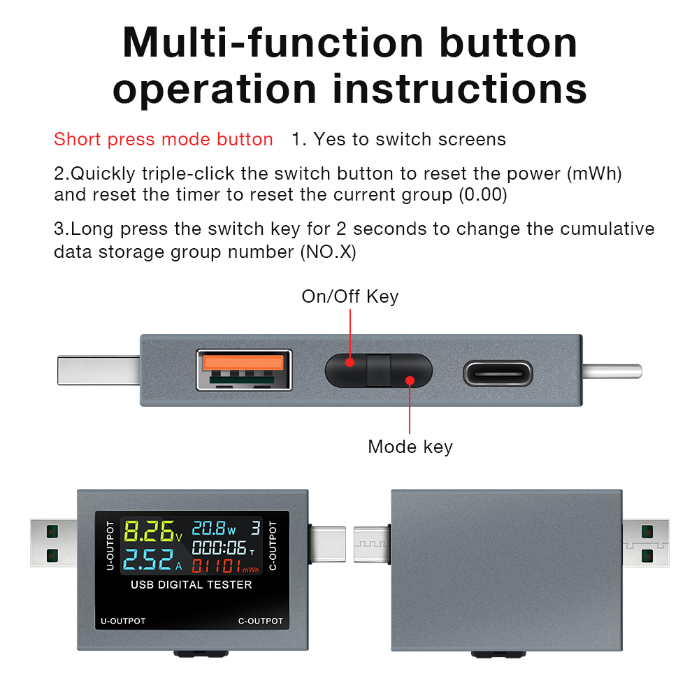 USB Type-C Charging Tester DC  - огляд і ціна Power Supply Tester