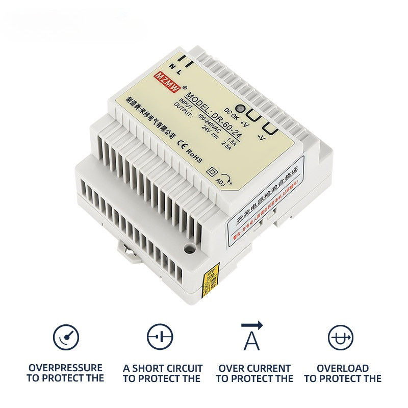 MZMW DIN Rail Switching Power  - огляд і ціна Smps Power Supply
