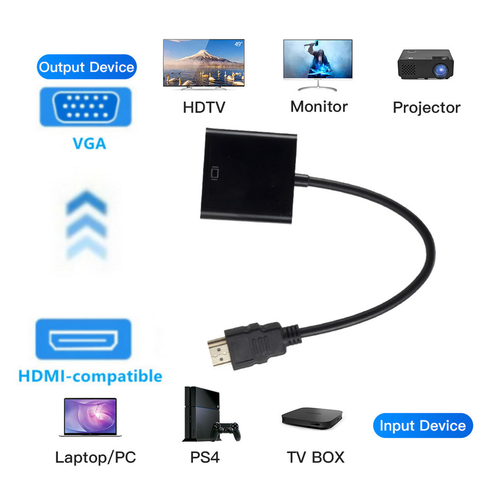 HDMI-compatible To VGA Adapter - огляд і ціна Pc Power Supply