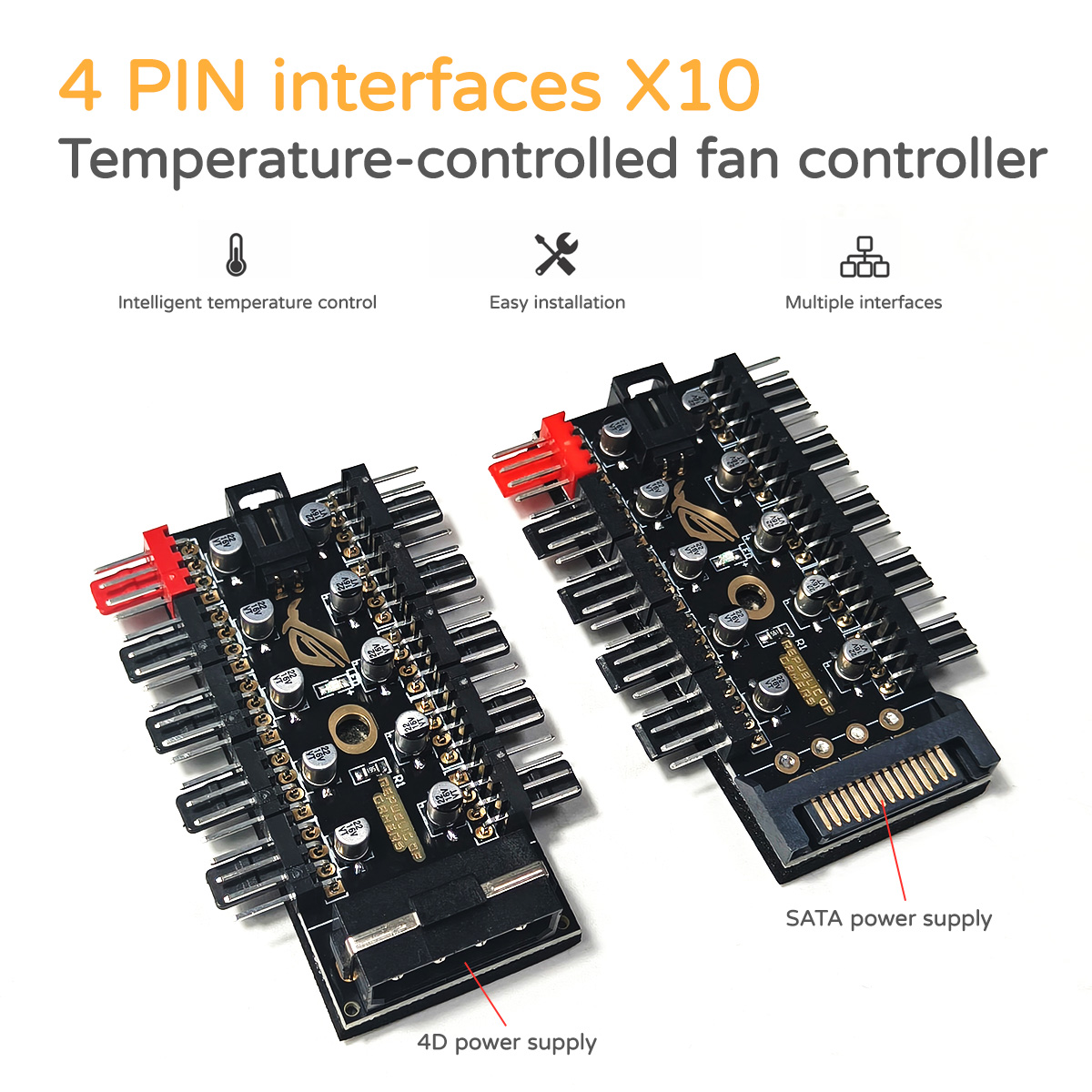 12V 4-Pin PWM Fan Controller H - огляд і ціна Pc Power Supply
