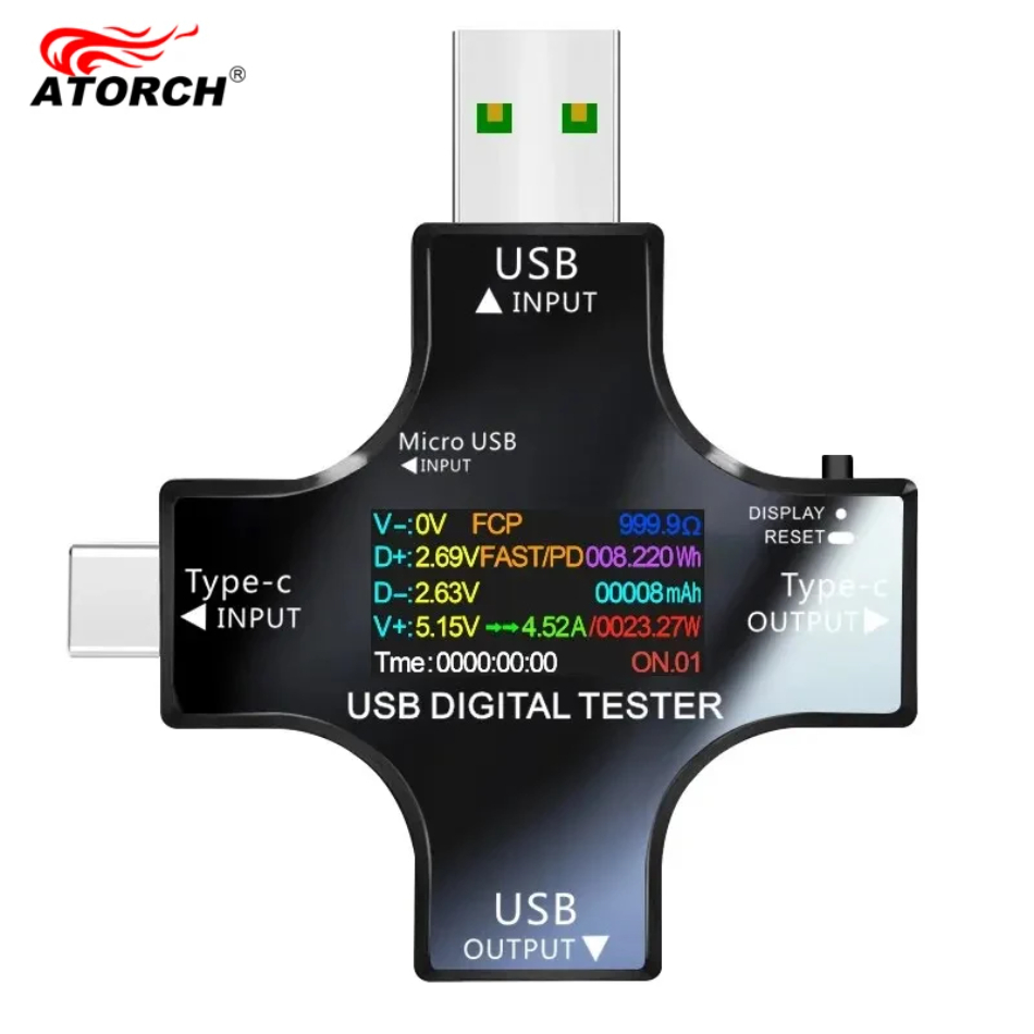 USB Tester DC Type-C PD Digita - огляд і ціна Power Supply Tester