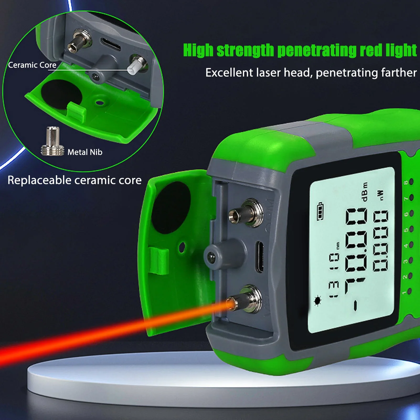 Red Light  Optic Cable Power T - огляд і ціна Power Supply Tester