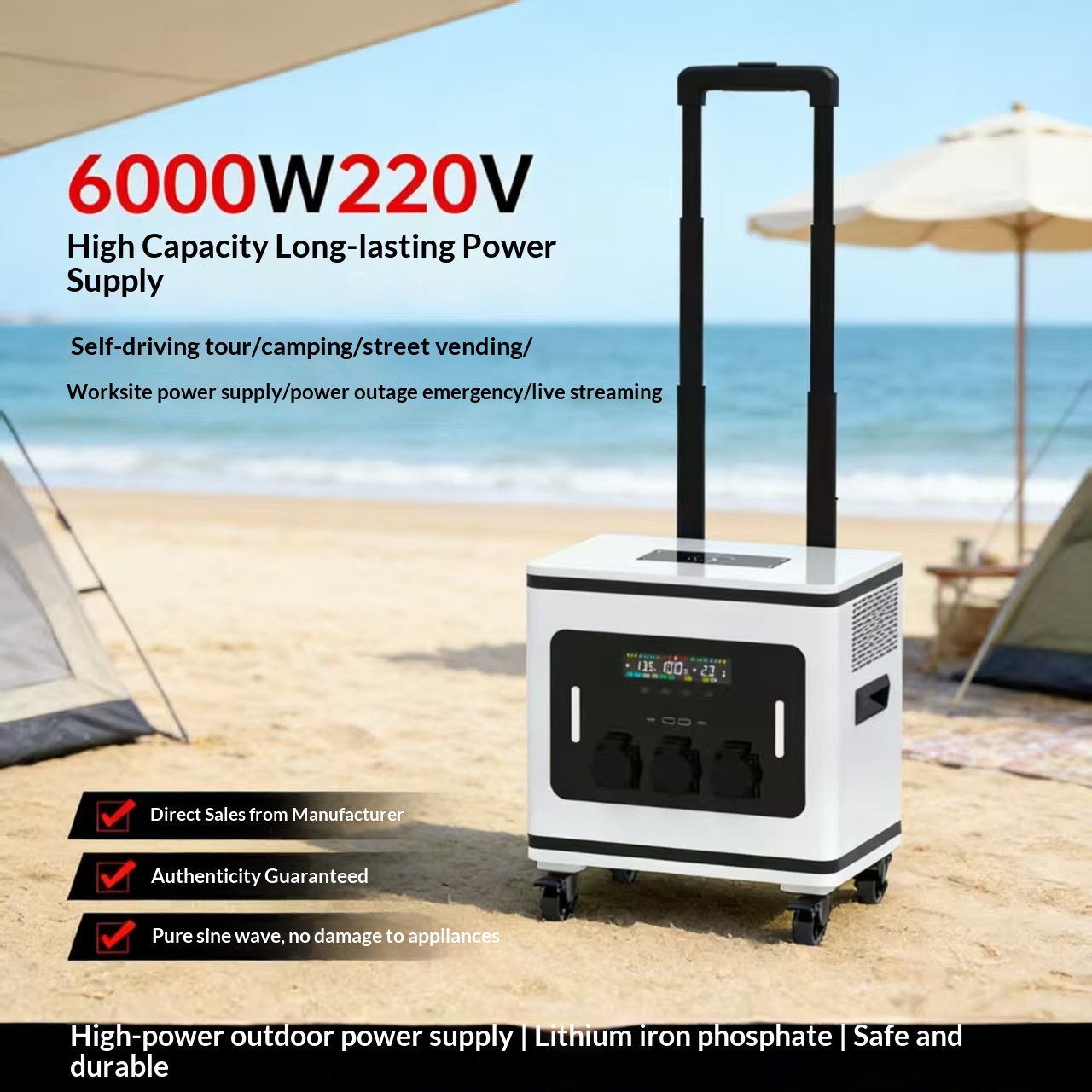 Lithium Ion Battery Outdoor Mo - огляд і ціна Power Supply