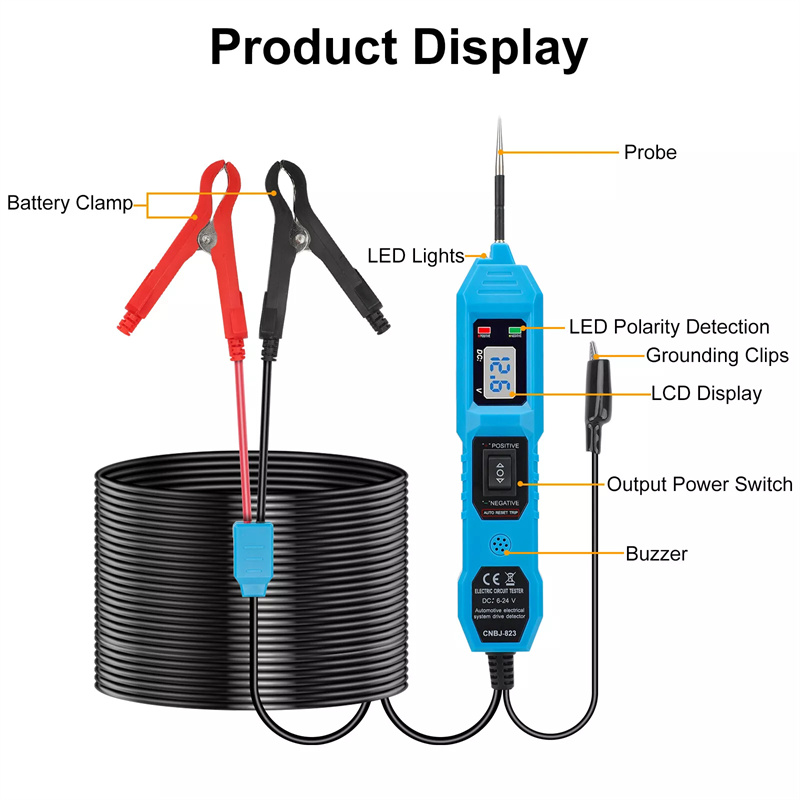 Fuse Tester LCD Circuit Tester - огляд і ціна Power Supply Tester