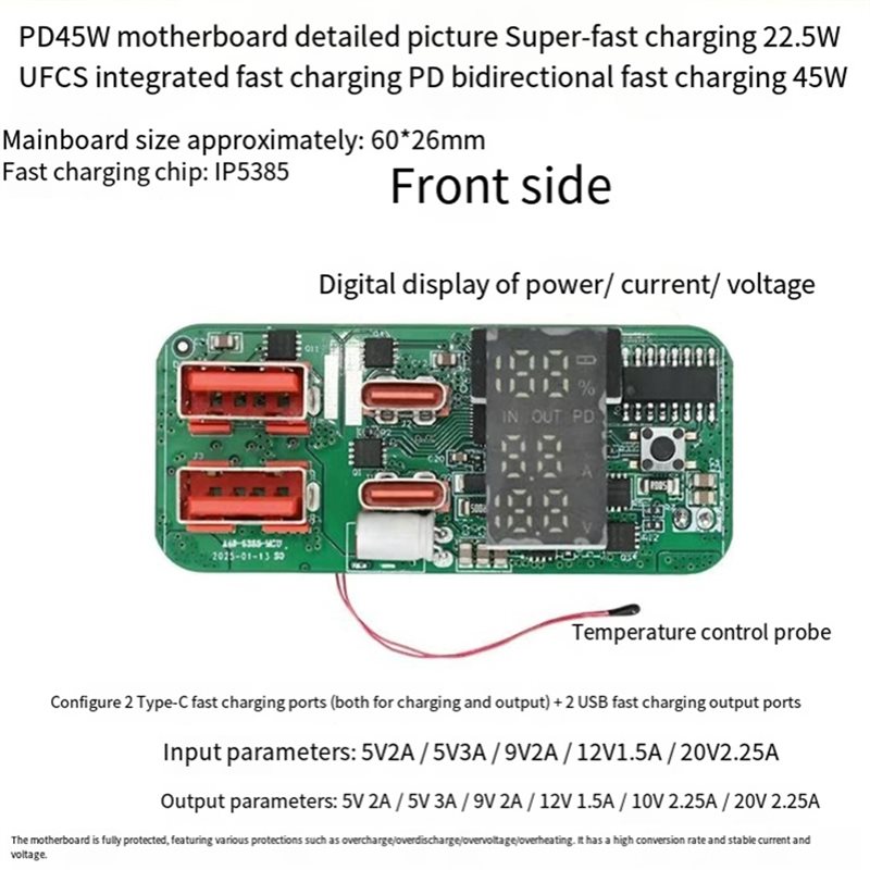 ABKN-DIY Charging Module PD45W - огляд і ціна Modular Power Supply