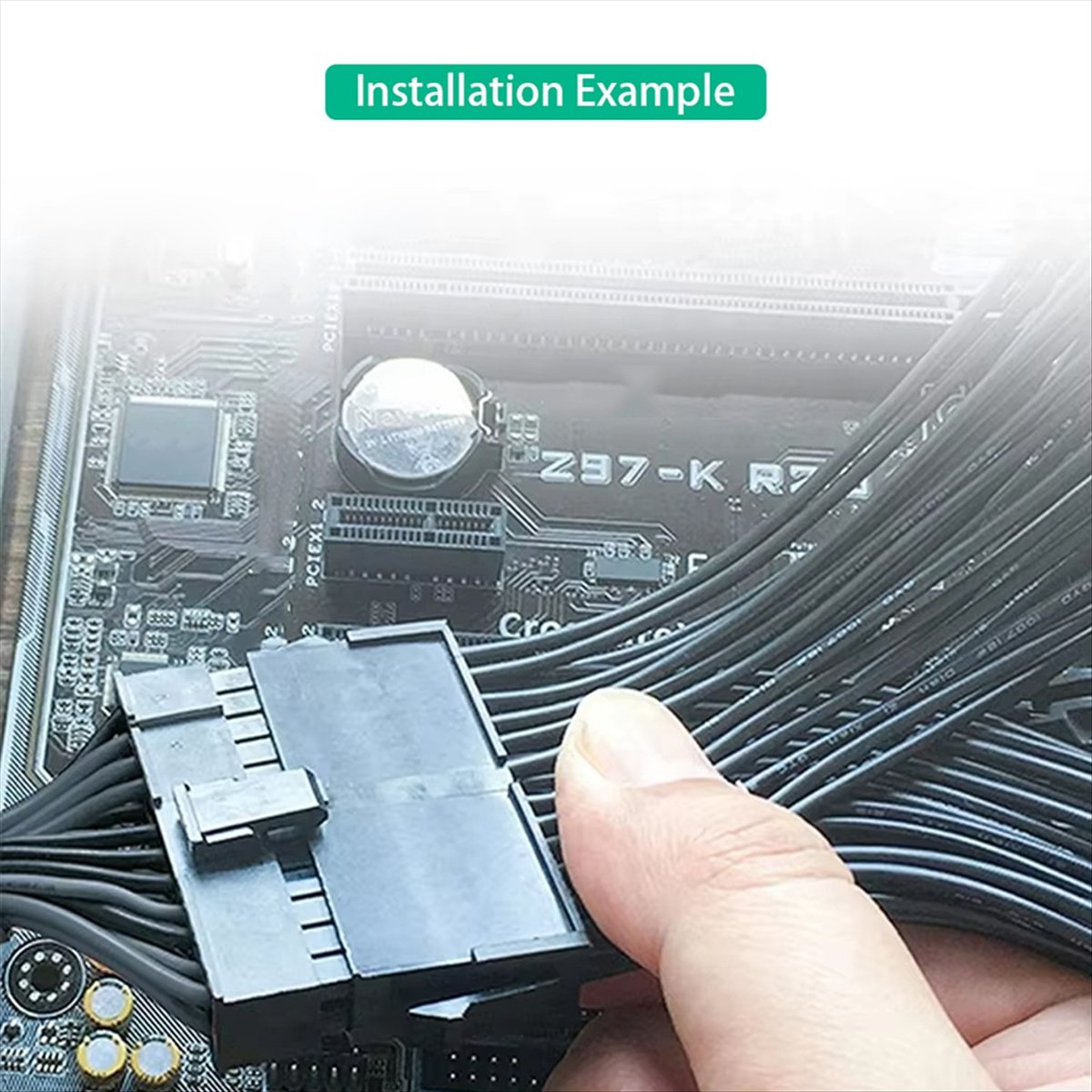 【A19R】ATX 24 Pin Male 1 to 3 P - огляд і ціна Psu Computer