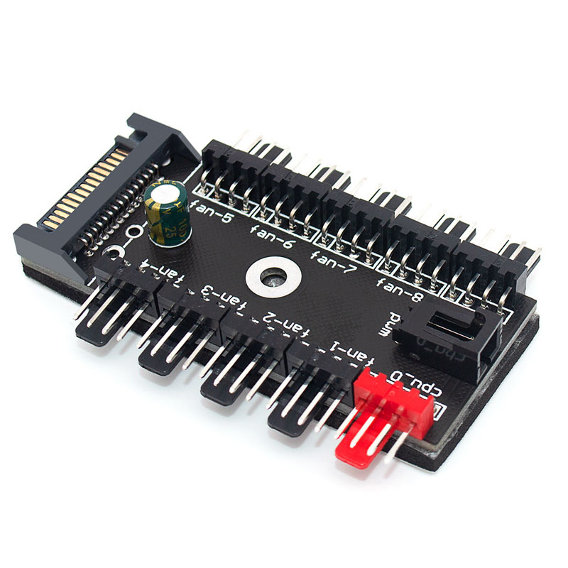 10-Port 4 Pin PWM Fan Hub Spli - огляд і ціна Pc Power Supply