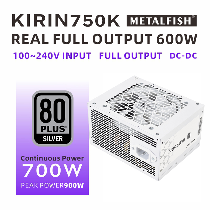 METALFISH KIRIN750K White Chas - огляд і ціна Power Supply 650W