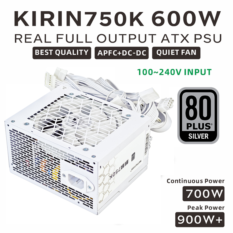 METALFISH KIRIN750K White Chas - огляд і ціна Power Supply 650W