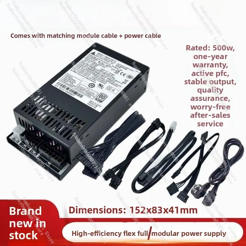 Mini 1U 500W Active FLEX Gold  - огляд і ціна Power Supply 500W