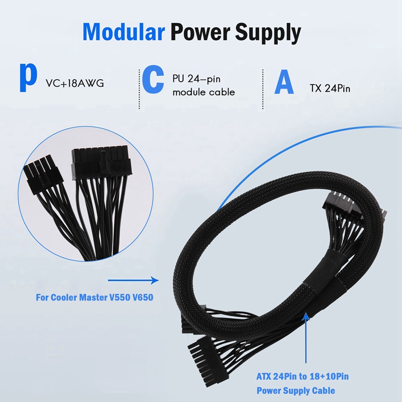 ATX 24Pin To 18+10Pin Motherbo - огляд і ціна Power Supply